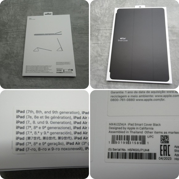 Apple iPad Smart Cover Case Black 7th 8th 9th Gen iPad Air 3rd Gen iPad Pro 10.5 - Picture 1 of 10